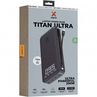 Logo trade mainoslahja kuva: Xtorm XB403 Titan Ultra 27 000 mAh 200 W:n kannettavan tietokoneen varavirtalähde